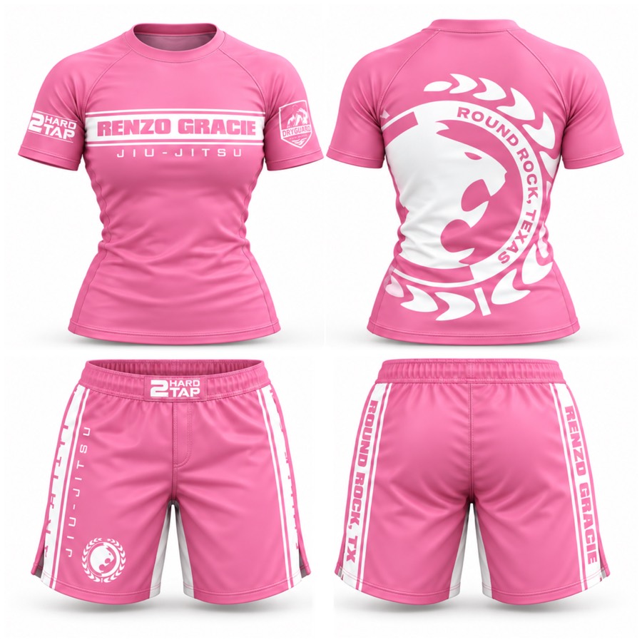 2HARD2TAP custom gear: Renzo Gracie Round Rock — women's set